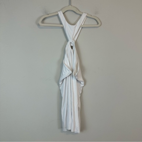 Bailey 44 | White Keyhole Halter Neck Blouse Size Medium - Picture 1 of 4